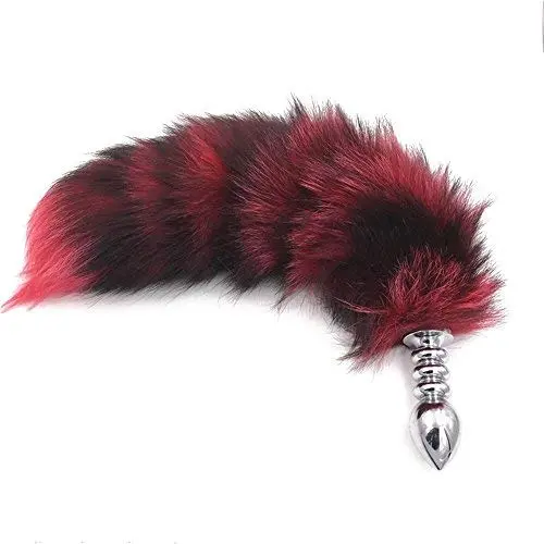 Joycentre Red Faux Fox Tail Stainless Steel Fun Plug Romance Games Play Party Toy Love Gift High Happy,Style 2 Joycentre Red Faux Fox Tail Stainless Steel Fun Plug Romance Games Play Party Toy Love Gift High Happy,Style 2