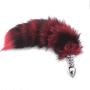 Joycentre Red Faux Fox Tail Stainless Steel Fun Plug Romance Games Play Party Toy Love Gift High Happy,Style 2