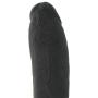 KINK By Doc Johnson The Perfect P-Spot Cock - Dual Density ULTRASKYN - Thick and Curved Realistic Cock - Removable Vac-U-Lock Suction Cup Base - F-Machine and Harness Compatible - Dildo - Black