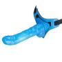 Wushuangyu Super Huge Long Strǎp-on for Coǔples - 10 Frequency Vibration - Vibrant Toy (Color : Blue)