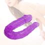PRETYZOOM Silicone Double Headed Ended Dildo Dong G Spot Dildo Toy for Women (Purple) PRETYZOOM Silicone Double Headed Ended Dildo Dong G Spot Dildo Toy for Women (Purple)