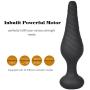 Vibrating Anal Vibrator with 10 Vibration Modes, Rechargeable Silicone Butt Plug Massager