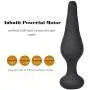 Vibrating Anal Vibrator with 10 Vibration Modes, Rechargeable Silicone Butt Plug Massager