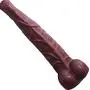 Treasure Simulation of The Dildo (Length 40.5cm), African Horse with Giant Root, net Weight 2000g, Brown