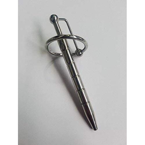 Desire Ribbed Penis Plug with Glans Ring