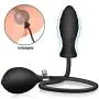 Inflatable Butt Plug, Body-Safe Silicone Anal Balloon Pump with Quick Release Valve Stretch Anal Sex Toys for Beginners and Advanced Users (Black Screw Style) Inflatable Butt Plug, Body-Safe Silicone Anal Balloon Pump with Quick Release Valve Stretch Anal Sex Toys for Beginners and Advanced Users (Black Screw Style)