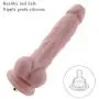 6.9"Silicone Dildo for Hismith Sex Machine with Quick Air Connector, 5.3" Insertable Length,Small Size 6.9"Silicone Dildo for Hismith Sex Machine with Quick Air Connector, 5.3" Insertable Length,Small Size