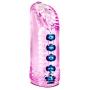 Pleasure Beads Male Masturbation - Ribbed Realistic Feel Vagina Stroker - Sex Toy for Men (Pink)