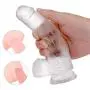 Realistic Dildos Feels Like Skin, 7.3 Inch Clear Dildo with Suction Cup, Adult Sex Toys for Women