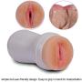 Pocket Pussy Adult Sex Toys Stroker - Silicone Male Masturbator Cup Masturbation Toys with 3D Realistic Textured Pocket Vagina Pussy for Men Real-Life Touch and Feeling, Flesh