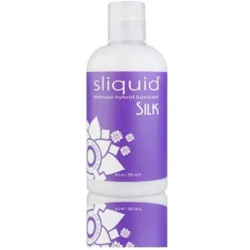 Sliquid Silk Hybrid Lube Glycerine & Paraben Free - 8.5 oz Bottle by Sliquid Sliquid Silk Hybrid Lube Glycerine & Paraben Free - 8.5 oz Bottle by Sliquid