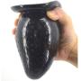 LIANJINLI Big Blockage with Suction Cup Strawberry Blockage Anus Comfortable partical Huge 3" Thick Blockage Stuffed Stopper Knead,Black - Electric Toy for Women