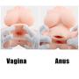 Realistic Male Adult Sex Doll with Inviting Vagina and Anal Opening, PALOQUETH 3D Lifelike Mini Masturbator for Men from Soft Squeezable Silicone for Natural Suction