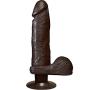 The Vibro Realistic Cock, Black, 8 Inch
