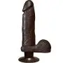 The Vibro Realistic Cock, Black, 8 Inch