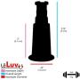 LeLuv Clitoris Vacuum Pump Easyop Z-Grip Handle .63 inch 1.6 cm Small