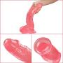 HYLHYL5-F Dicks Fǒr Wǒměn, 12 inch Black Thin Silicone Toys with for Women Super Soft Thrust Large Multi-Speed Bar Toy | Diameter 6cm/2.36iches