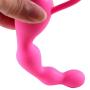 2 Pack Soft Silicone Vibrating Anal Beads Waterproof Handheld Massagers for Women