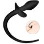 YiFeng Butt Plug Silicone Anal Plug with Dog Puppy Tails