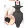 FST Silicone Butt Plug with Safe Pull Ring, Anal Sex Toy Small Large (Small)