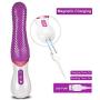 Clitoral Tongue Vibrator 360° 7x7 Vibration Rotation Combinations for Realistic Oral Sex Fun, PALOQUETH Rechargeable Clit Stimulator G Spot Vibrator with Heating Function for Intense Stimulation