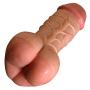 JDesto- Male and Gay Hands-Free Toy with Sǚction Cup Body Neck Back Relaxation Mássager Super Long Personal Wand Toy Female DEPUR (Color : Flesh)