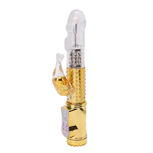 Huluda Big Size Rabbit Body Msaager - Multi-Speed Rotating Versatility Wand for Women (gold) Huluda Big Size Rabbit Body Msaager - Multi-Speed Rotating Versatility Wand for Women (gold)