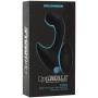 Doc Johnson OptiMALE™ - P-Curve - Ergonomically Curved Beginner-Friendly Vibrating Prostate Massager - Silicone, Remote Operated, Multi-Function, USB Rechargeable - Black