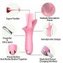 G Spot Clitoral Vibrator, Tongue Vibrator Stimulator, Soft Licking Clit Tickler Adult Sex Toys for Female Nipple Oral Sex Couples Solo Blowjob Orgasm Vaginal Anal Massager 10 Modes Whisper (Pink)