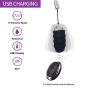 Waterproof 10 Velocity Massager, Powerful USB Charging Design, Skin-Friendly Silicone, Portable Massager Toy