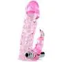 LeLuv Penis Sleeve DEEP DIVER with Vibrating Bullet Clitoral Tickler Textured Rabbit Male or Dildo Enhancement LeLuv Penis Sleeve DEEP DIVER with Vibrating Bullet Clitoral Tickler Textured Rabbit Male or Dildo Enhancement