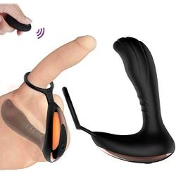 Cordless Wand Massager Silicone 9 Powerful Speed Vibration Heating Wireless Electric Men Prime Massager