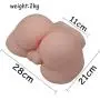 Eelxk Realistic Male 2 Kg Ass Masturbator Men Ass 3D Pussy Love Doll Masturbating Butt Anal Gay Big Ass Masturbation for Sex Toy Man