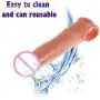 Soft Male Silicone Penis Sleeve - Wearable Cock Enlarge Extender Condom, Reuseable Ejaculation Delay Scrotal Rings, Men Sex Chastity Device Black Soft Male Silicone Penis Sleeve - Wearable Cock Enlarge Extender Condom, Reuseable Ejaculation Delay Scrotal Rings, Men Sex Chastity Device Black