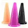Chen-love1 Magician Waterproof Props, Household Cone Massage Stick for Men Women-Buttock Trainer Massage Tools & Equipment (Color : Black, Size : 7.16 inches)