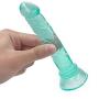 JSCRlove 6 Inch Soft Díldɔ Real Feel Toy with Strong Base,Transparent Green Women Socks