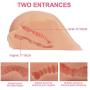 Y-NOT 3D Big Ass Butt Sex Doll Sex Toys Life Size Realistic Masturbator Male Huge Silicone Masturbation with Heating Rod, for Lifelike Anal Depth 6''/16CM, Vagina Depth 7"/18CM, TPE Flesh