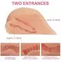 Y-NOT 3D Big Ass Butt Sex Doll Sex Toys Life Size Realistic Masturbator Male Huge Silicone Masturbation with Heating Rod, for Lifelike Anal Depth 6''/16CM, Vagina Depth 7"/18CM, TPE Flesh
