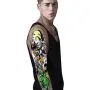 Konsait 12Sheets Nightmare Before Christmas Large Full Arm Temporary Tattoos Temporary Sleeve Tattoos Fake Body Art Arm Tattoo Black Tattoo Body Stickers for Kids Adults