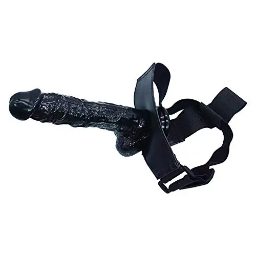 ISABELA CLS Black Realistic Waterproof Men or Female Toys Hollow Strap-On-9.25in ISABELA CLS Black Realistic Waterproof Men or Female Toys Hollow Strap-On-9.25in