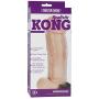 Doc Johnson Vac-U-Lock - KONG Realistic Cock - 8.5 in Long and 2.2 in Wide - F-Machine and Harness Compatible Dildo - Vanilla