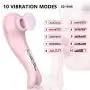 Clitoral Nipple Sucking Vibrator, 10 Suction Patterns Tongue Rechargeable Stimulator Vibrators Waterproof Adult Sex Toys for Women,Couples Clitoral Nipple Sucking Vibrator, 10 Suction Patterns Tongue Rechargeable Stimulator Vibrators Waterproof Adult Sex Toys for Women,Couples