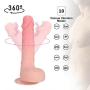 8 Inch High Quality Electronic Vibrating Lifelike Handsfree Wireless Waterproof Massage Women Adult Toys