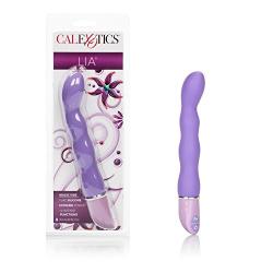 CalExotics Lia 10-Function Waterproof Silicone G Contour Magic Vibe Vibrator Massager - Purple