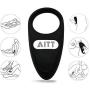 Movitip Silicone Penis Ring Cock Ring Penis Vibrator,Rechargeable Clitorial Vibrators Sex Toy for Female,Waterproof Sex Toy for Couple