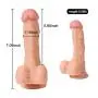 TTQQJJ 7.09 INCH Real Soft Waterproof Relax Tools Portable Wand for Women Body Toy - Flesh - Xiaoxueernianji1.2