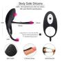 Superior Quality Male Longer Lasting Shake Rooster Ring with Contented Brush Silicone Happy Toys Mens Rings Shock