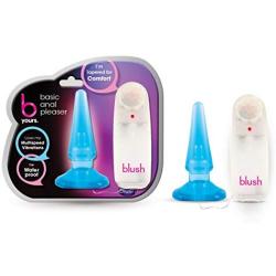 Multi Speed Remote Controlled Vibrating Butt Plug - Anal Buttplug - Sex Toy for Women - Sex Toy for Men (Blue)
