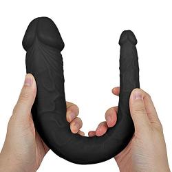 Qbyoop Ðíldɔ Store Silicone Double Ended Flexible Massage Toy for Women and Couples Qbyoop Vībrātòr