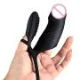 JunRP Vibrating Finger Sleeve G Point Stimulation Charging Silicone Waterproof Massage Toys-A03 JunRP Vibrating Finger Sleeve G Point Stimulation Charging Silicone Waterproof Massage Toys-A03